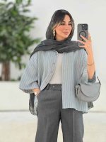 مانتو پشت پیله مهرانا کد 7819 - تصویر 4