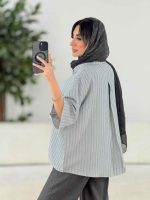 مانتو پشت پیله مهرانا کد 7819 - تصویر 10