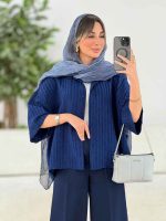 مانتو پشت پیله مهرانا کد 7819 - تصویر 8