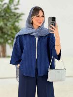 مانتو پشت پیله مهرانا کد 7819 - تصویر 13