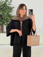 مانتو پشت پیله مهرانا کد 7819 - تصویر 11