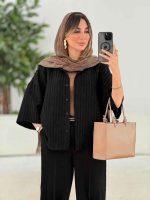 مانتو پشت پیله مهرانا کد 7819 - تصویر 3