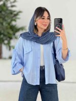 شومیز جیب نما آسنا کد 7820 - تصویر 13