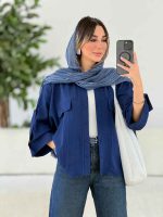 شومیز جیب نما آسنا کد 7820 - تصویر 9