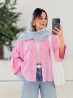 شومیز جیب نما آسنا کد 7820 - تصویر 12