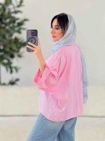 شومیز جیب نما آسنا کد 7820 - تصویر 3