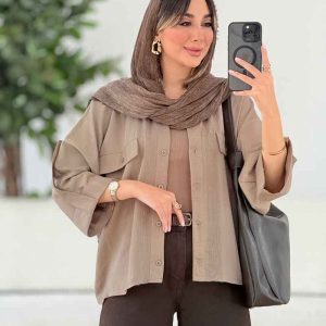 شومیز جیب نما آسنا کد 7820