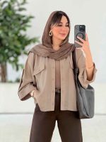 شومیز جیب نما آسنا کد 7820 - تصویر 6