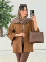 مانتو دو جیب پایین آتریسا کد 7811 - تصویر 2