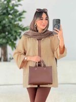 مانتو دو جیب پایین آتریسا کد 7811 - تصویر 10