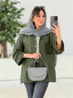 مانتو دو جیب پایین آتریسا کد 7811 - تصویر 16