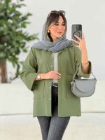 مانتو دو جیب پایین آتریسا کد 7811 - تصویر 3