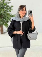 مانتو دو جیب پایین آتریسا کد 7811 - تصویر 15