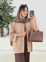مانتو پشت پیله نرگس کد 7834 - تصویر 11