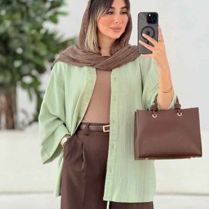 مانتو پشت پیله نرگس کد 7834