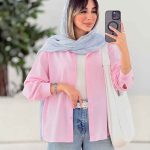 شومیز پشت پیله لیدیا کد 7830