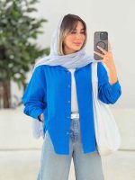 شومیز پشت پیله لیدیا کد 7830 - تصویر 7