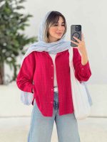 شومیز پشت پیله لیدیا کد 7830 - تصویر 6