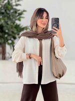 شومیز پشت پیله لیدیا کد 7830 - تصویر 3