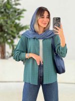 شومیز پشت پیله لیدیا کد 7830 - تصویر 4