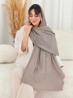 شال طرح حصیری کد 7825 - تصویر 6
