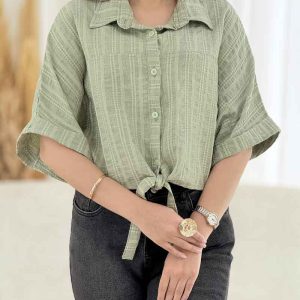 شومیز کوک دوزی گره ای کد 7832