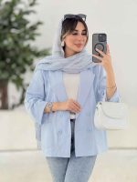 مانتو چهاردکمه رزیتا کد 7838 - تصویر 2