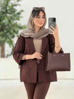 مانتو چهاردکمه رزیتا کد 7838 - تصویر 6