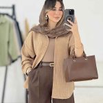 مانتو پایین هلال آنیدا کد 7837