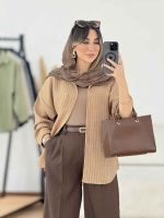 مانتو پایین هلال آنیدا کد 7837