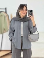 مانتو پایین هلال آنیدا کد 7837 - تصویر 2