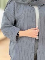 مانتو پایین هلال آنیدا کد 7837 - تصویر 13