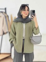 مانتو پایین هلال آنیدا کد 7837 - تصویر 12