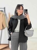 مانتو پایین هلال آنیدا کد 7837 - تصویر 5