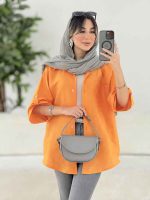 شومیز تک جیب نیلا کد 7812 - تصویر 14