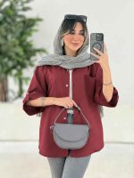 شومیز تک جیب نیلا کد 7812 - تصویر 19