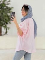 شومیز تک جیب نیلا کد 7812 - تصویر 10