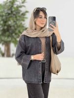 مانتو جین پشت پیله کد 7868 - تصویر 8