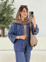 مانتو جین پشت پیله کد 7868 - تصویر 7