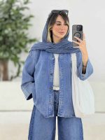 مانتو جین پشت پیله کد 7868 - تصویر 9