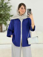 مانتو تک جیب آستین پاگن آندیا کد 7858 - تصویر 23