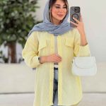 مانتو جیب نما چکاوک کد 7866