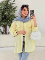 مانتو جیب نما چکاوک کد 7866