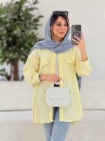مانتو جیب نما چکاوک کد 7866 - تصویر 10