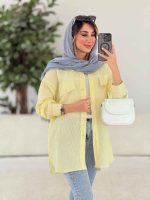 مانتو جیب نما چکاوک کد 7866 - تصویر 7