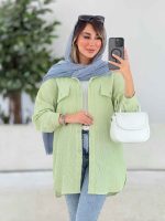 مانتو جیب نما چکاوک کد 7866 - تصویر 8
