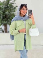 مانتو جیب نما چکاوک کد 7866 - تصویر 5