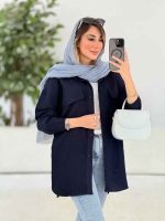 مانتو جیب نما چکاوک کد 7866 - تصویر 11