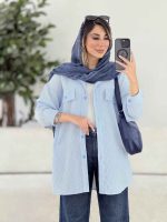 مانتو جیب نما چکاوک کد 7866 - تصویر 13
