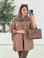 مانتو جیب نما چکاوک کد 7866 - تصویر 19